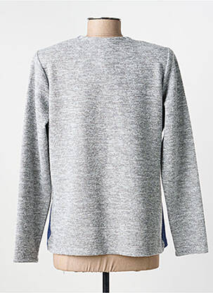 Top stretch manches longues gris NAYAT femme