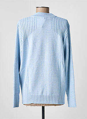 Pull stretch manches longues bleu I.ODENA femme