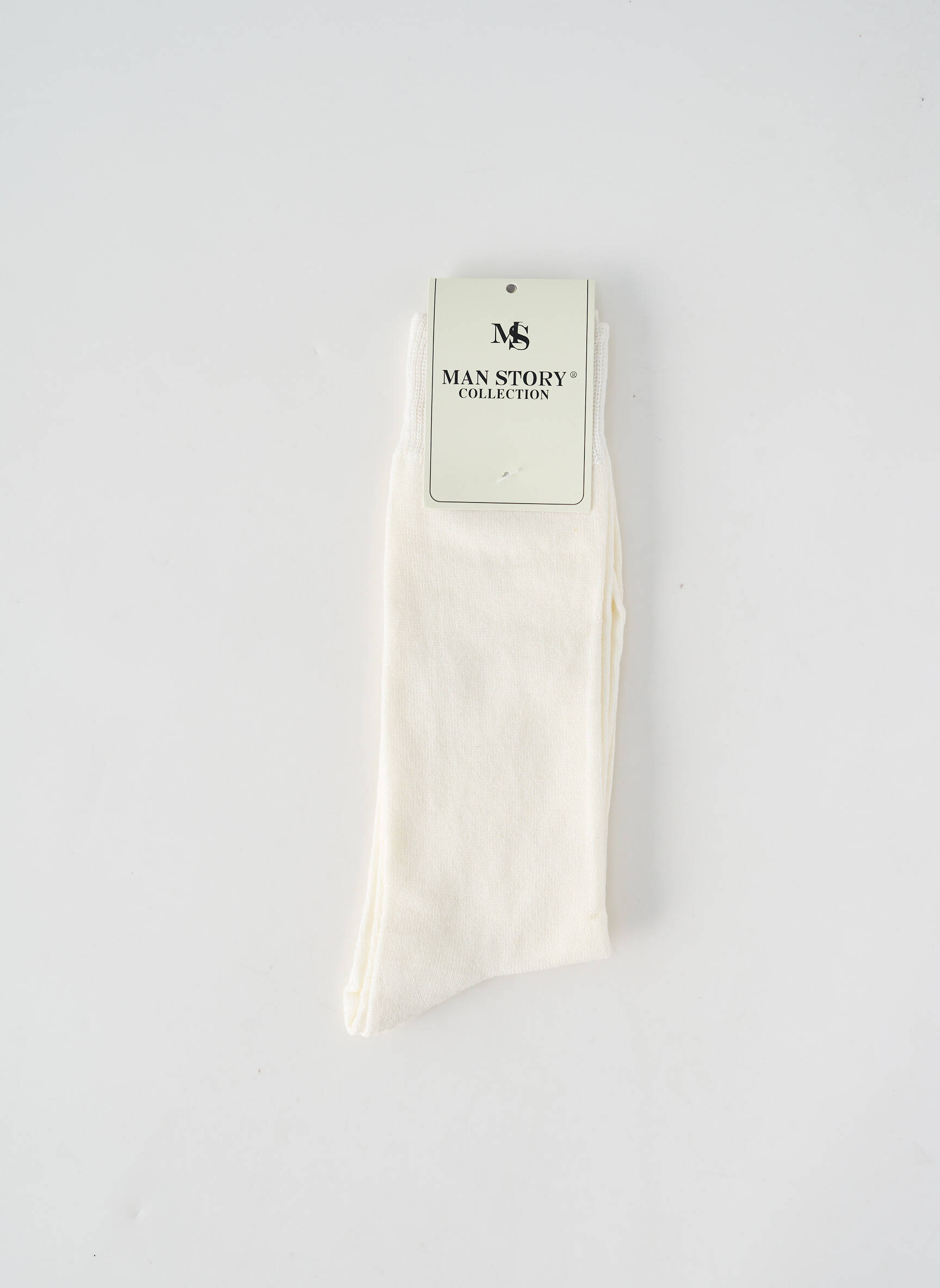 Chaussettes stretch beige MAN STORY homme