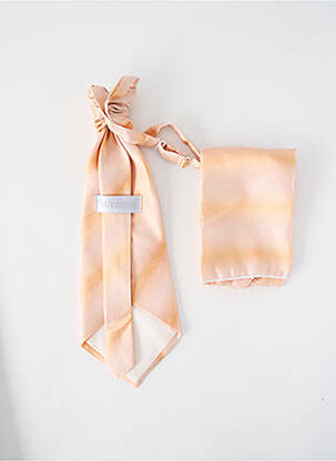 Cravate tissage satiné orange WEDDING homme