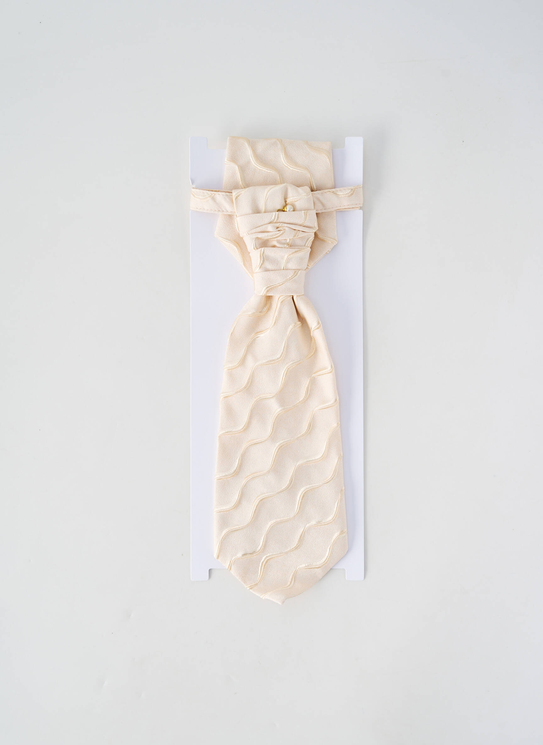 Cravate tissage satiné rose GUY LAURENT homme
