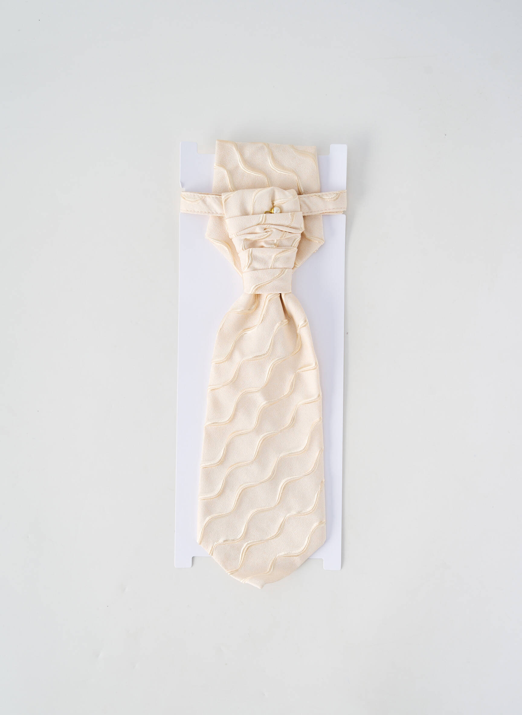 Cravate tissage satiné rose GUY LAURENT homme