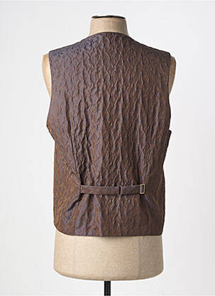 Gilet sans manche poches marron MASTERHAND homme
