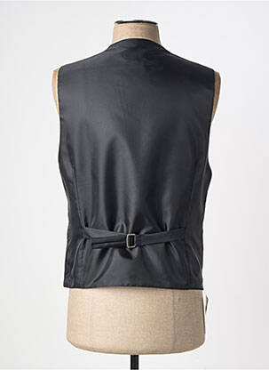 Gilet sans manche effet matière satinée noir VIRTUOSE homme