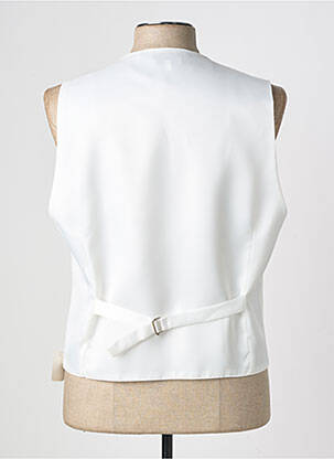 Gilet sans manche effet matière satinée beige MAN STORY homme