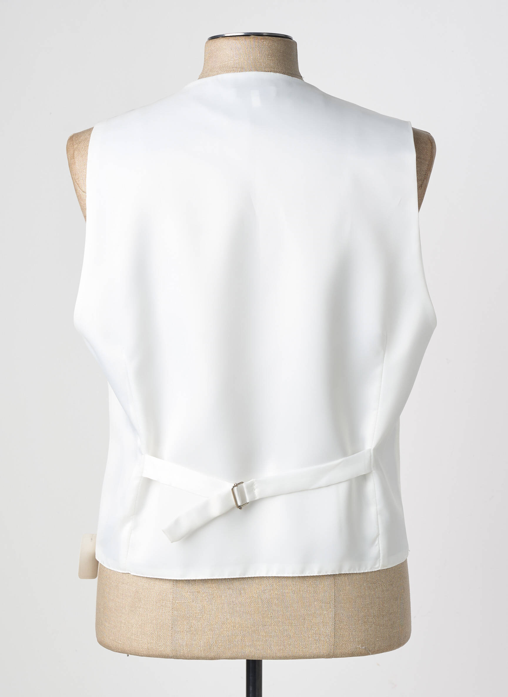 Gilet sans manche effet matière satinée beige MAN STORY homme