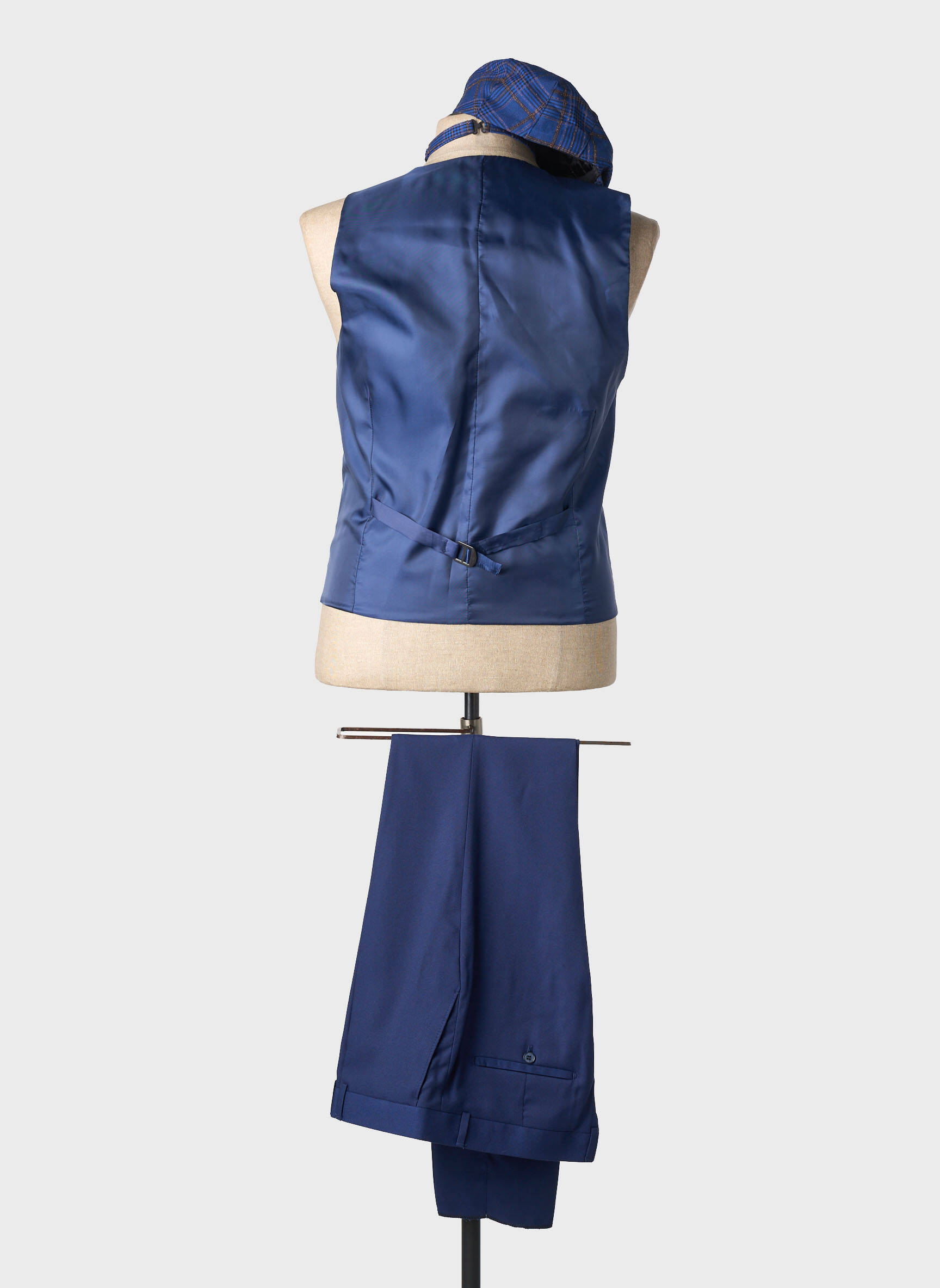 Costume de cérémonie manches longues bleu BARBERINI homme