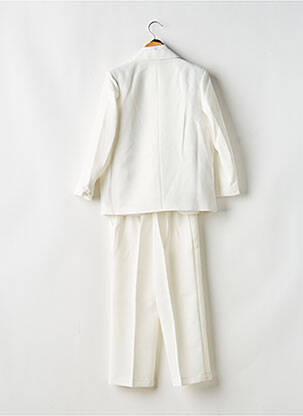 Ensemble pantalon coupe droite blanc MIDO garçon