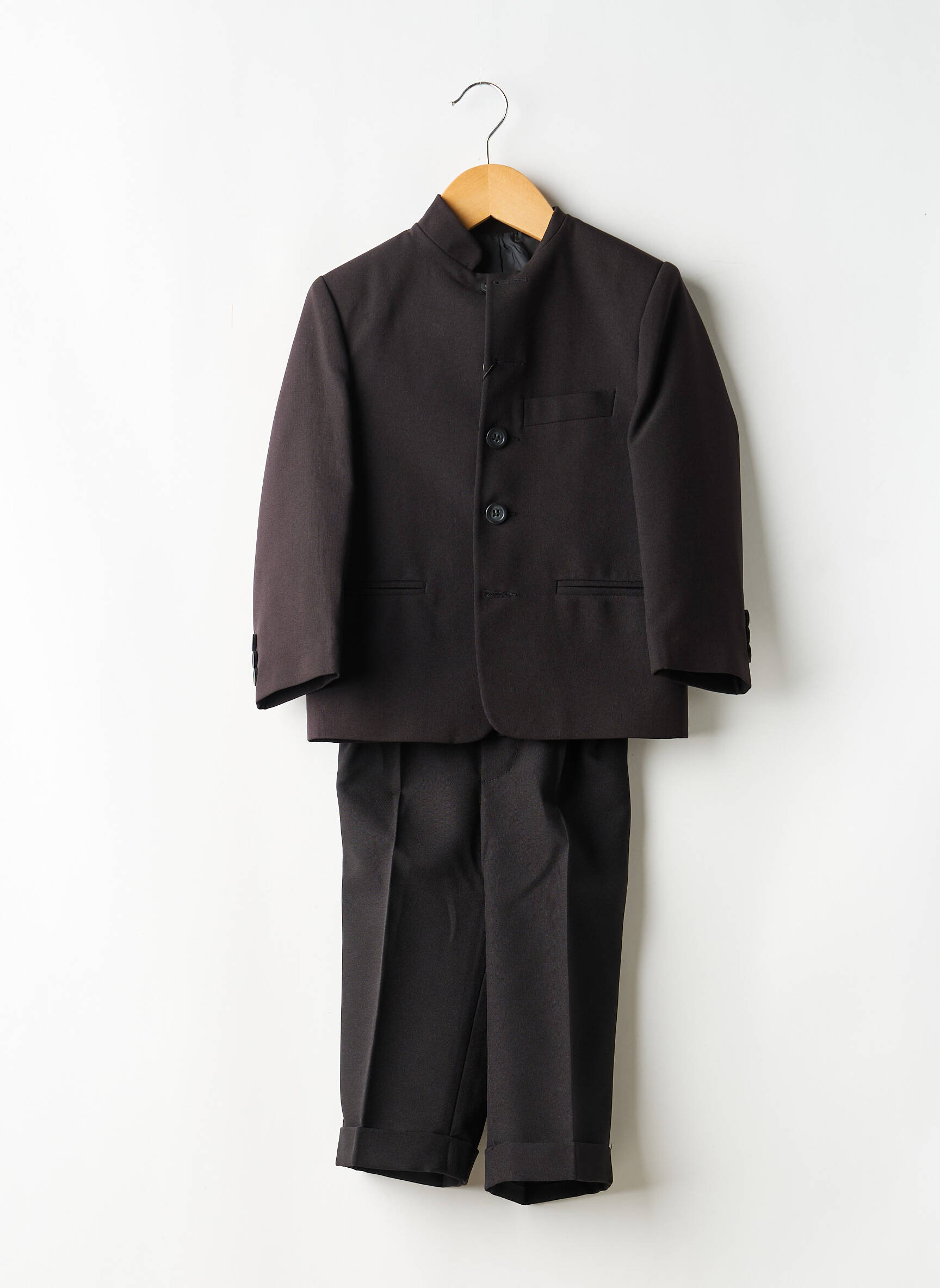 Ensemble pantalon coupe droite noir LES PETITS MECS garçon