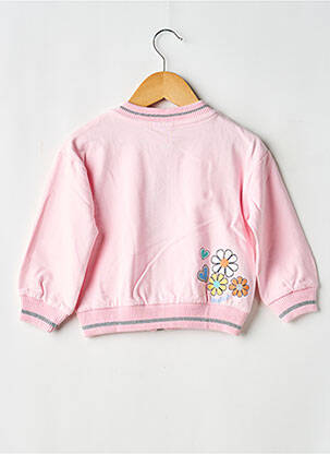 Veste casual col rond rose BOBOLI fille