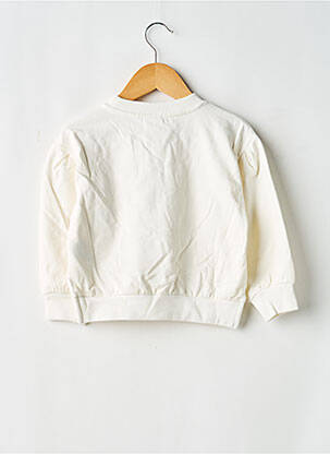 Sweat-shirt manches longues manches longues blanc ZY fille