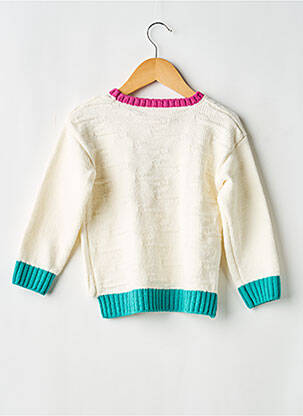 Pull manches longues manches longues beige BOBOLI fille