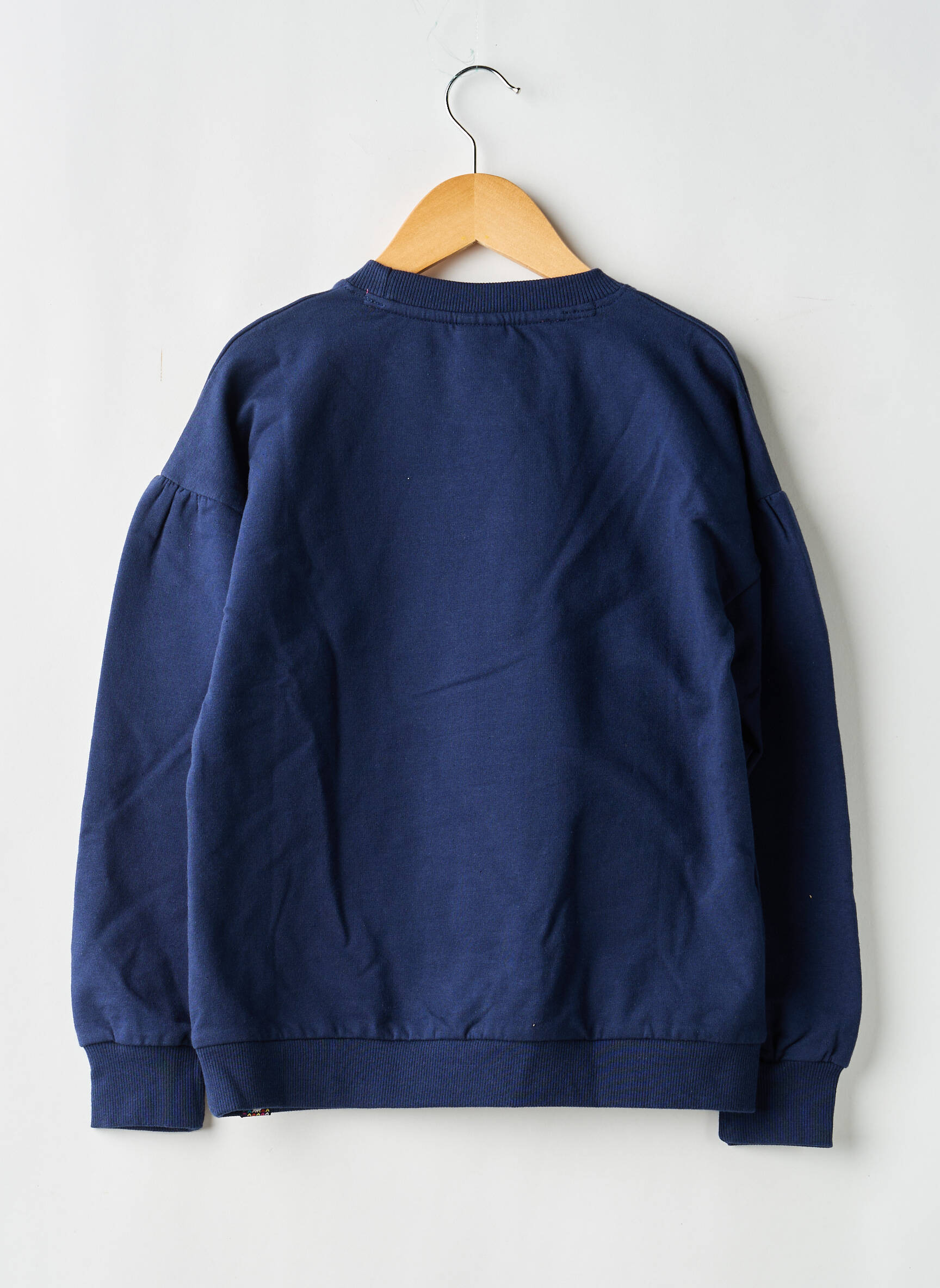 Sweat-shirt manches longues manches longues bleu BOBOLI fille