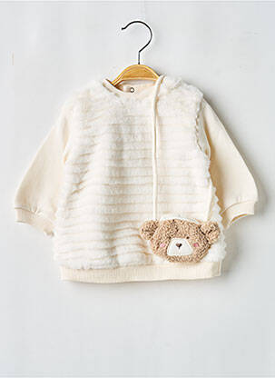 Pull stretch manches longues beige MAYORAL fille