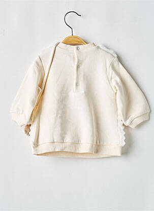 Pull stretch manches longues beige MAYORAL fille