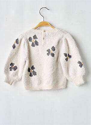 Pull maille maille poilu manches longues gris MAYORAL fille