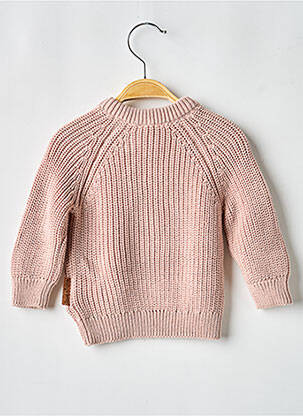 Pull resserrée sur le bas manches longues rose BABY'S ONLY fille