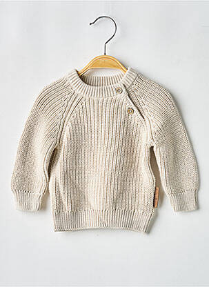 Pull resserrée sur le bas manches longues beige BABY'S ONLY fille