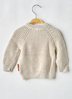 Pull resserrée sur le bas manches longues beige BABY'S ONLY fille