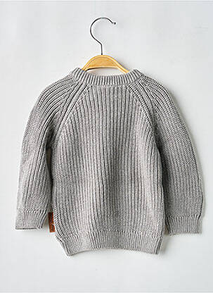 Pull resserrée sur le bas manches longues gris BABY'S ONLY fille