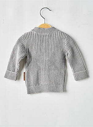Gilet manches longues col v gris BABY'S ONLY fille