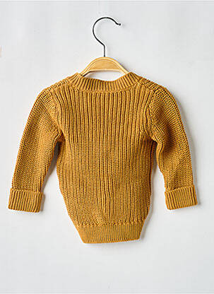 Gilet manches longues col v marron BABY'S ONLY fille