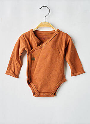 Body lingerie tissage jersey marron BABY'S ONLY enfant