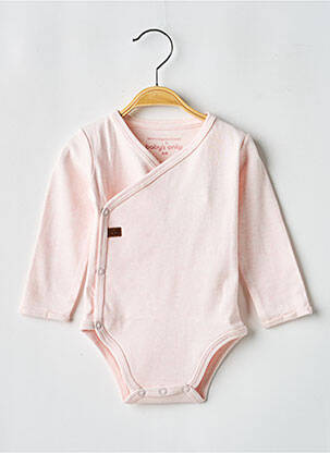 Body lingerie tissage jersey rose BABY'S ONLY enfant