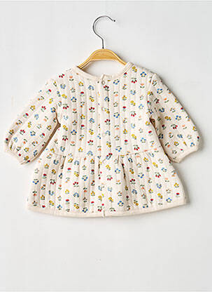 Robe pull manches longues manches longues beige MAYORAL fille