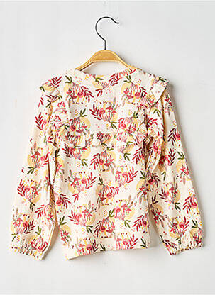 Top imprimé fantaisie manches longues beige NOPPIES fille