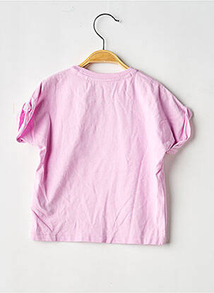 T-shirt coupe cintrée manches courtes rose NOPPIES fille