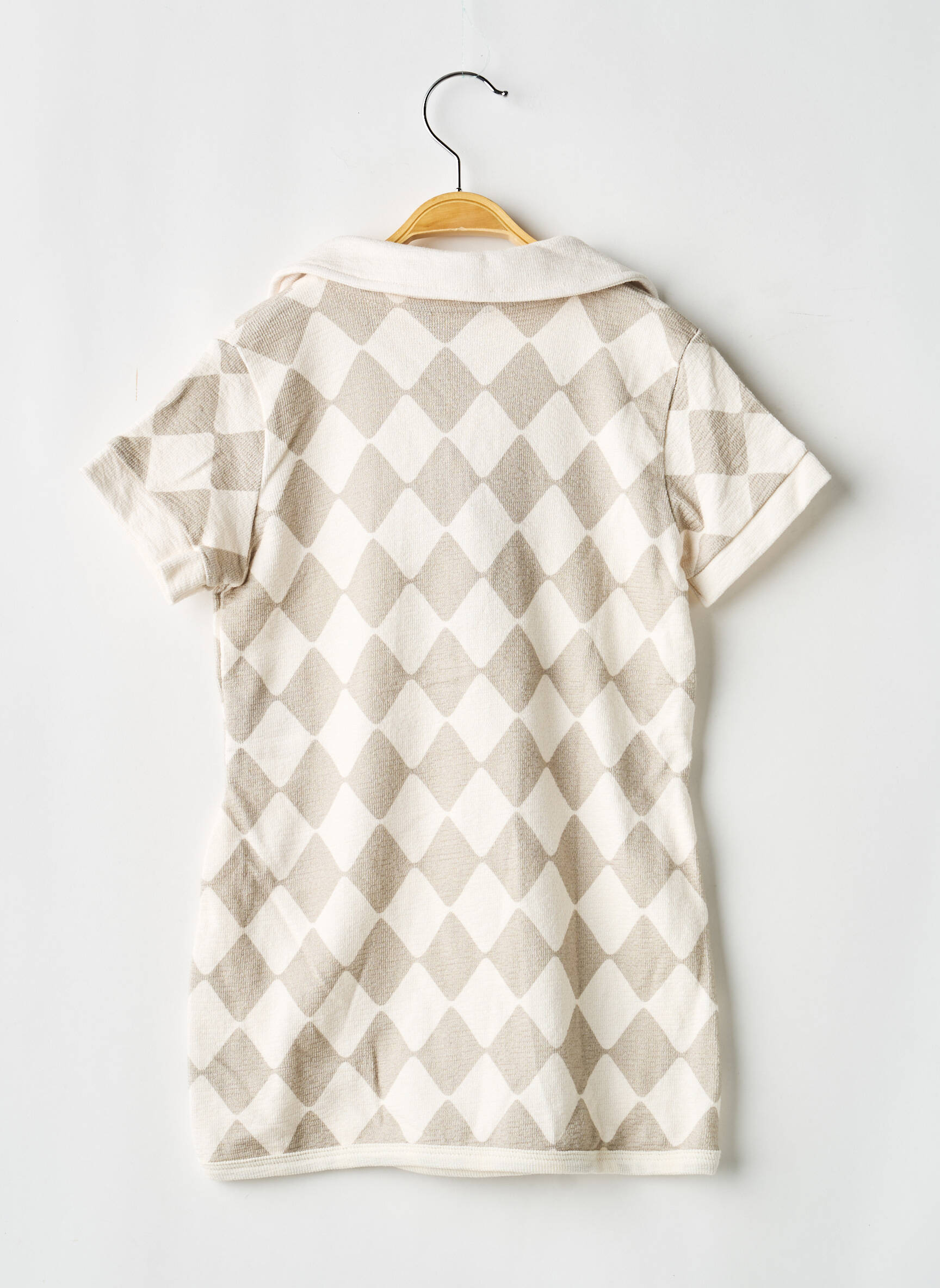 Robe mi-longue manches courtes manches courtes gris LEVV LABEL fille