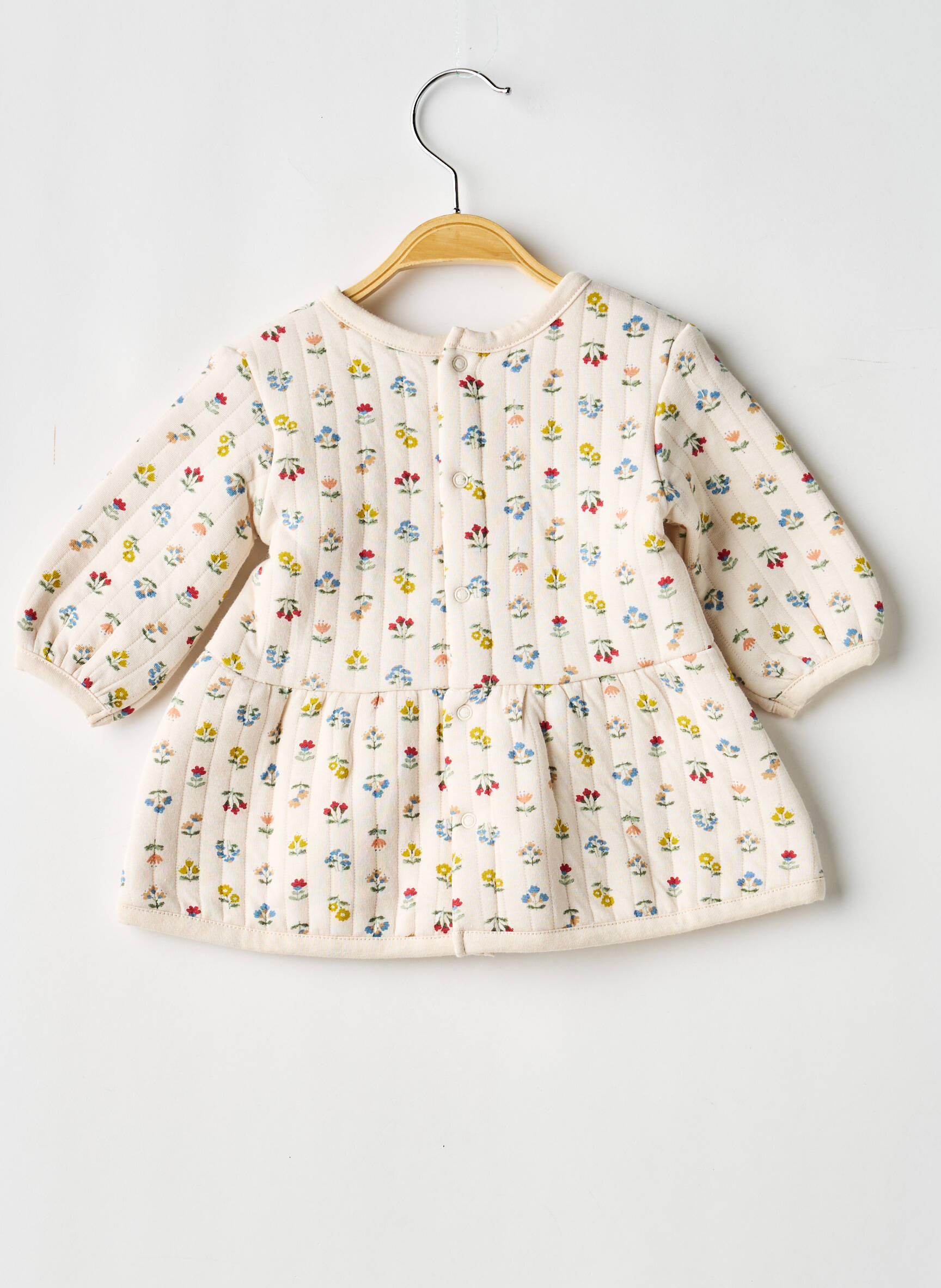 Robe pull manches longues manches longues beige MAYORAL fille
