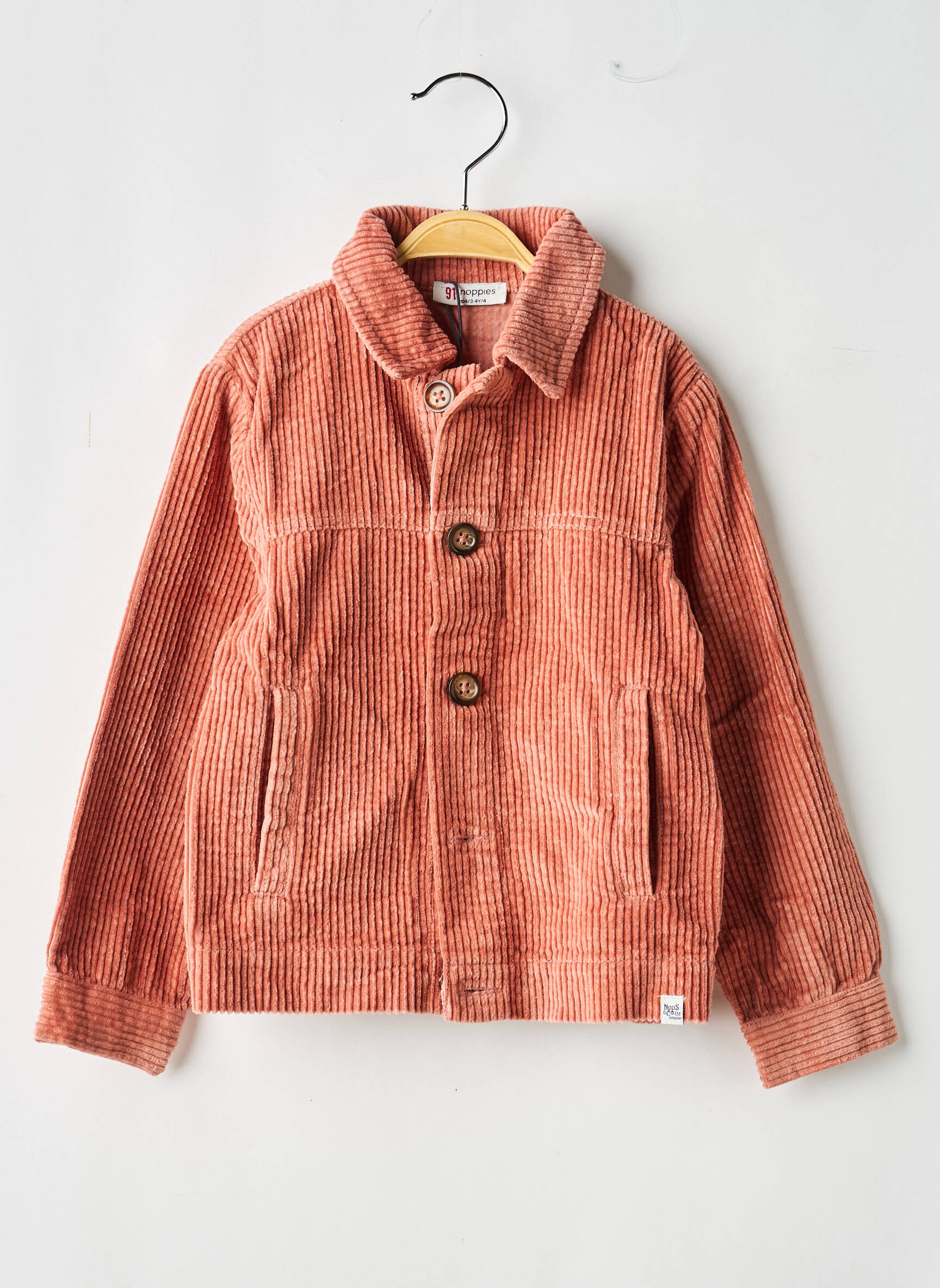 Veste casual fermeture boutonnée sur le devant rose NOPPIES fille