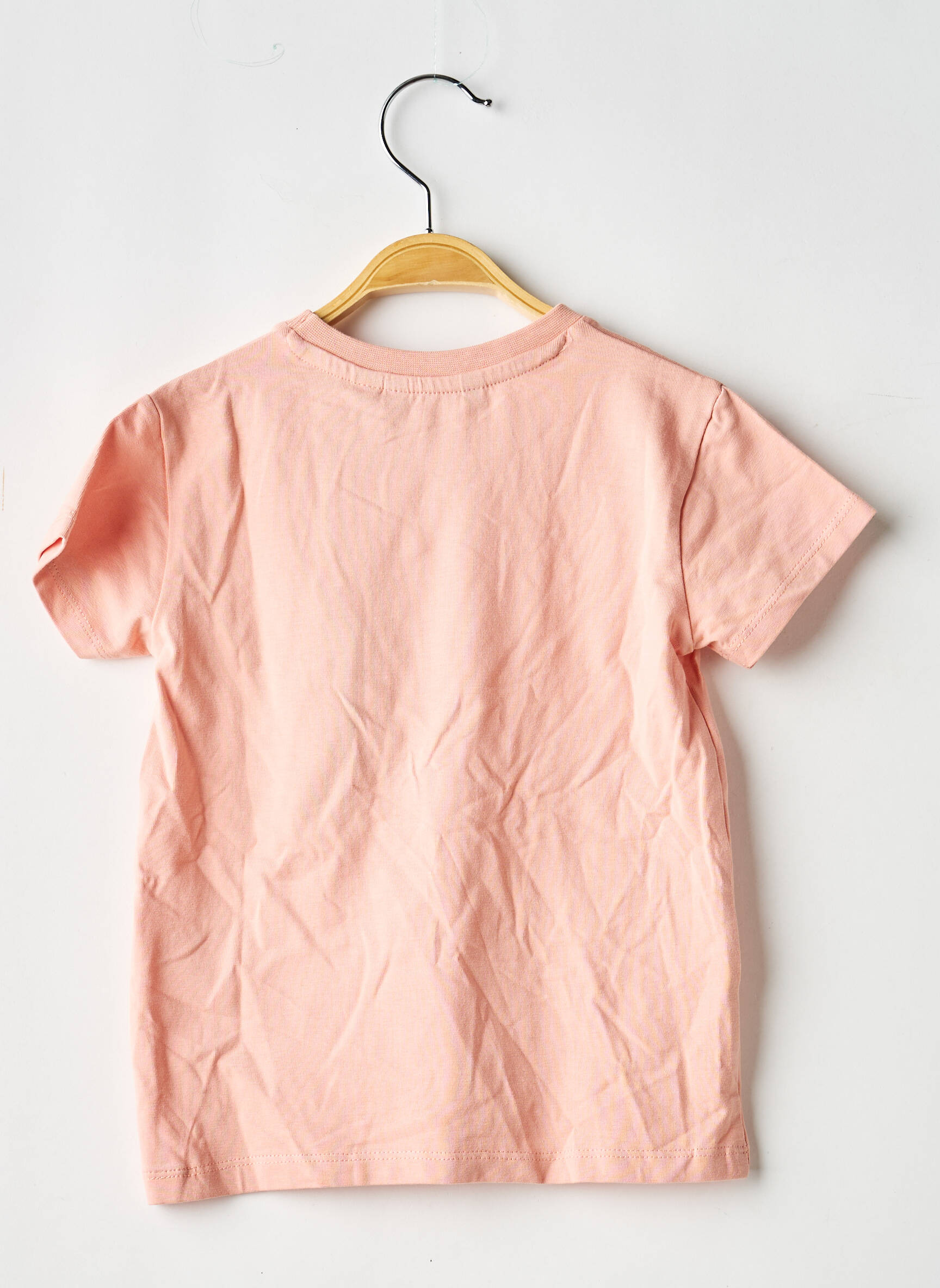 T-shirt coupe cintrée manches courtes rose LEVV LABEL fille