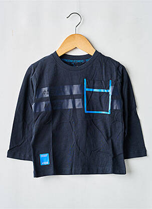 T-shirt manches longues manches longues bleu MAYORAL garçon