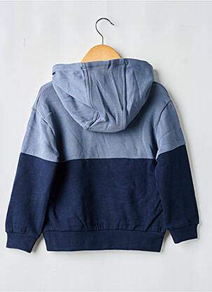 Sweat-shirt à capuche poches manches longues bleu BOBOLI garçon