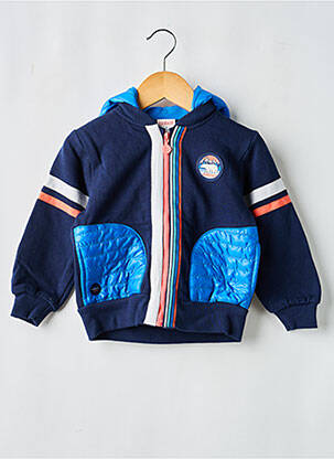Veste casual poches bleu BOBOLI garçon