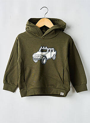 Sweat-shirt manches longues manches longues vert MAYORAL garçon
