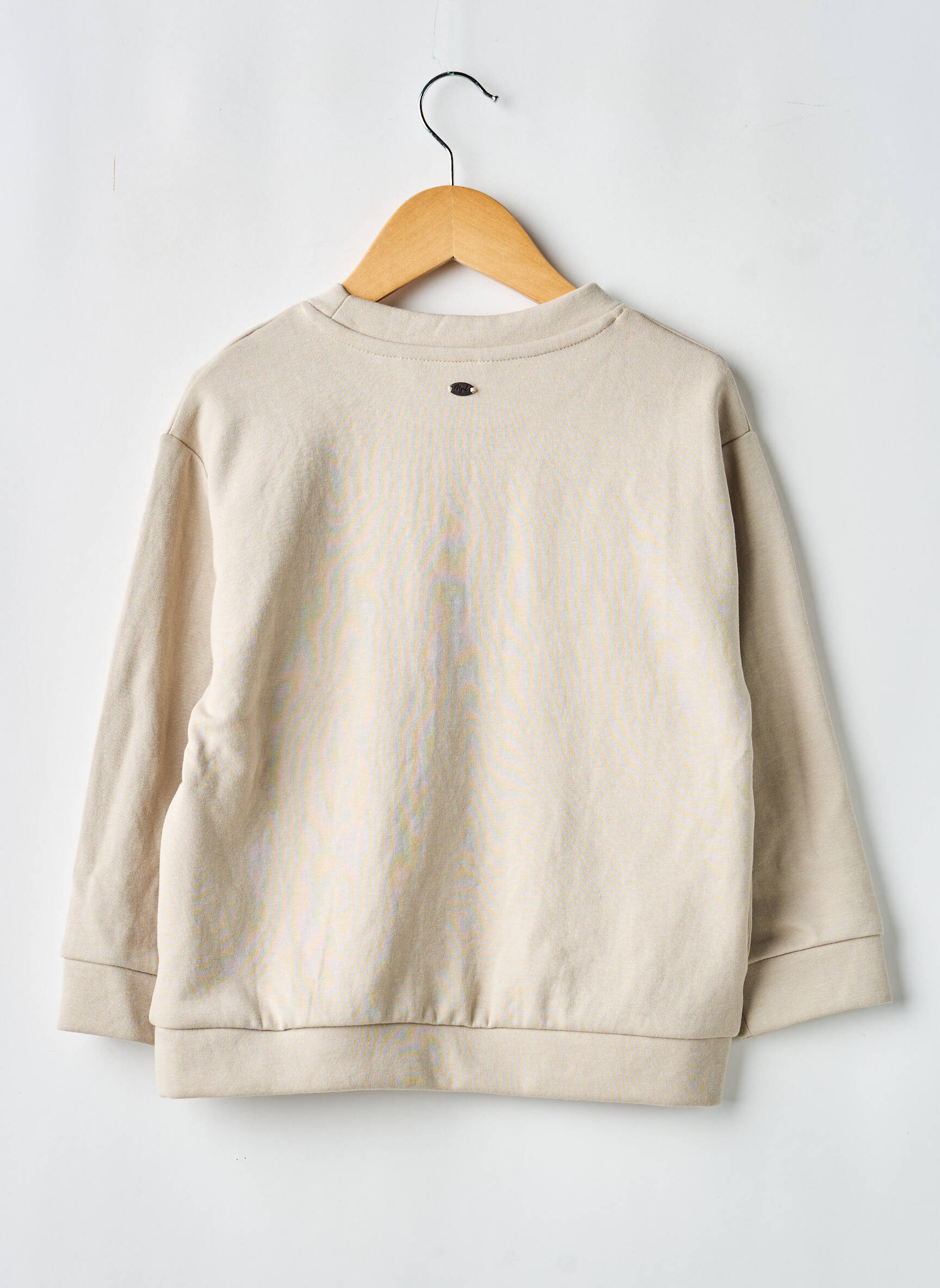 Sweat-shirt manches longues manches longues beige MAYORAL garçon