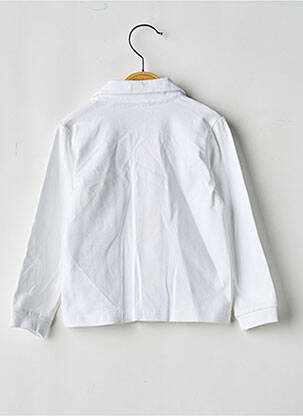 Chemise manches longues coupe droite blanc GYMP garçon