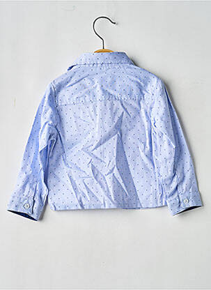 Chemise manches longues coupe droite bleu GYMP garçon