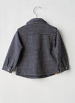 Chemise manches longues coupe droite bleu MAYORAL garçon