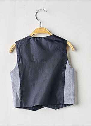 Gilet sans manche coupe droite bleu GYMP garçon