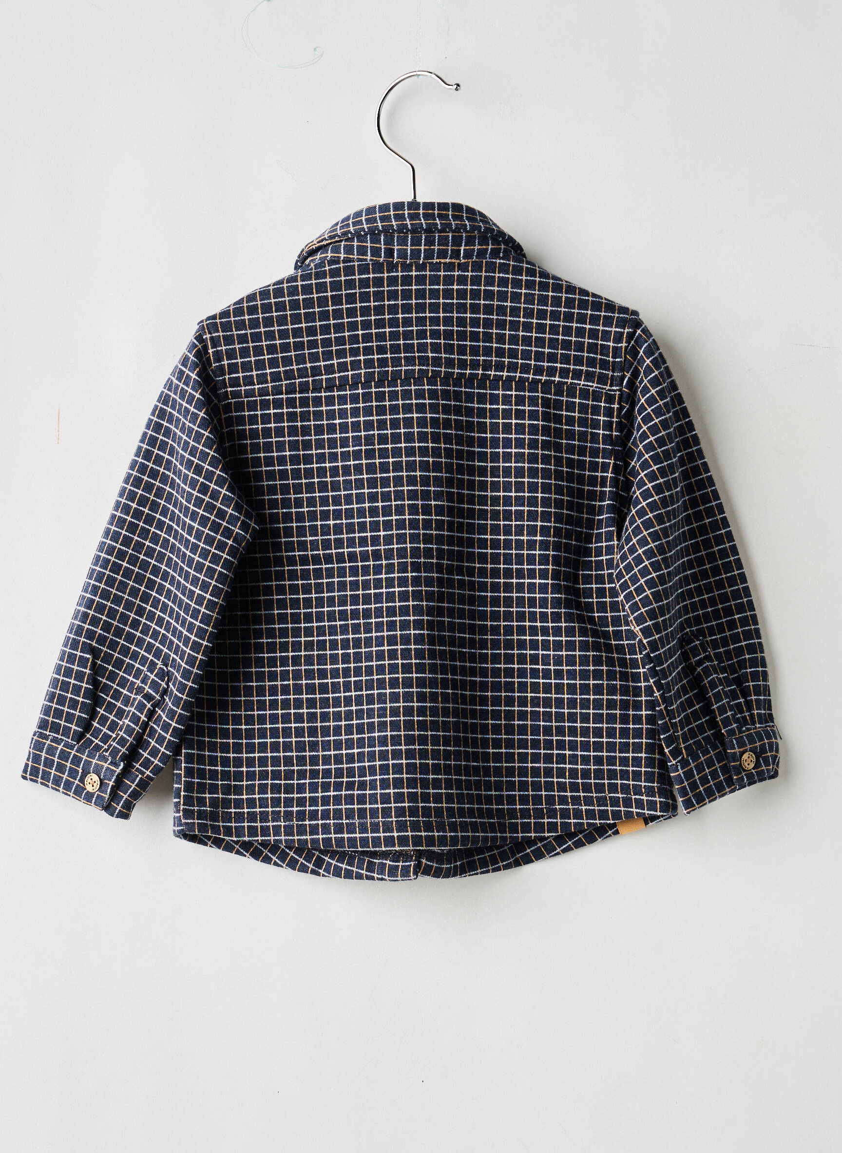 Chemise manches longues coupe droite bleu MAYORAL garçon