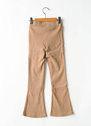 Pantalon flare taille élastique taille élastique beige LEVV LABEL fille