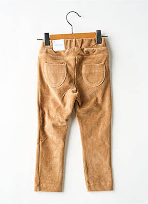 Pantalon slim taille élastique taille élastique beige MAYORAL fille