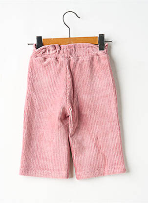 Pantalon droit coupe droite taille élastique rose MAYORAL fille