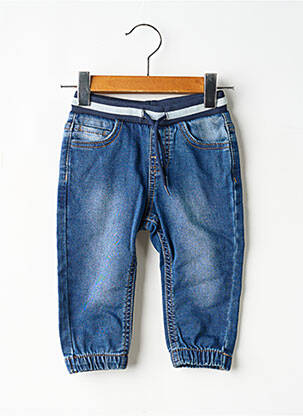 Jeans coupe slim taille élastique taille élastique bleu MAYORAL garçon
