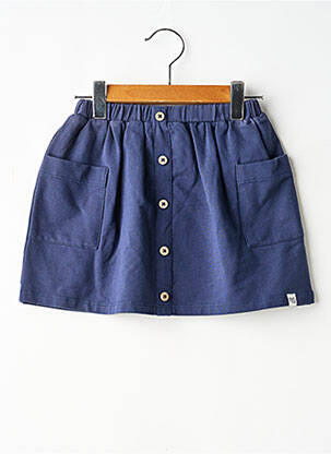 Jupe mi-longue taille élastique bleu NOPPIES fille